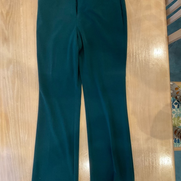Worthington trousers Modern fit, size 10, blue green - Picture 2 of 4